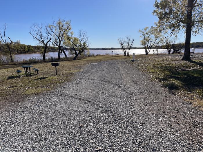 A photo of Site 25 of Loop Appalachia Bay at Appalachia Bay Recreation Area with Boat Ramp, Picnic Table, Electricity Hookup, Water Hookup