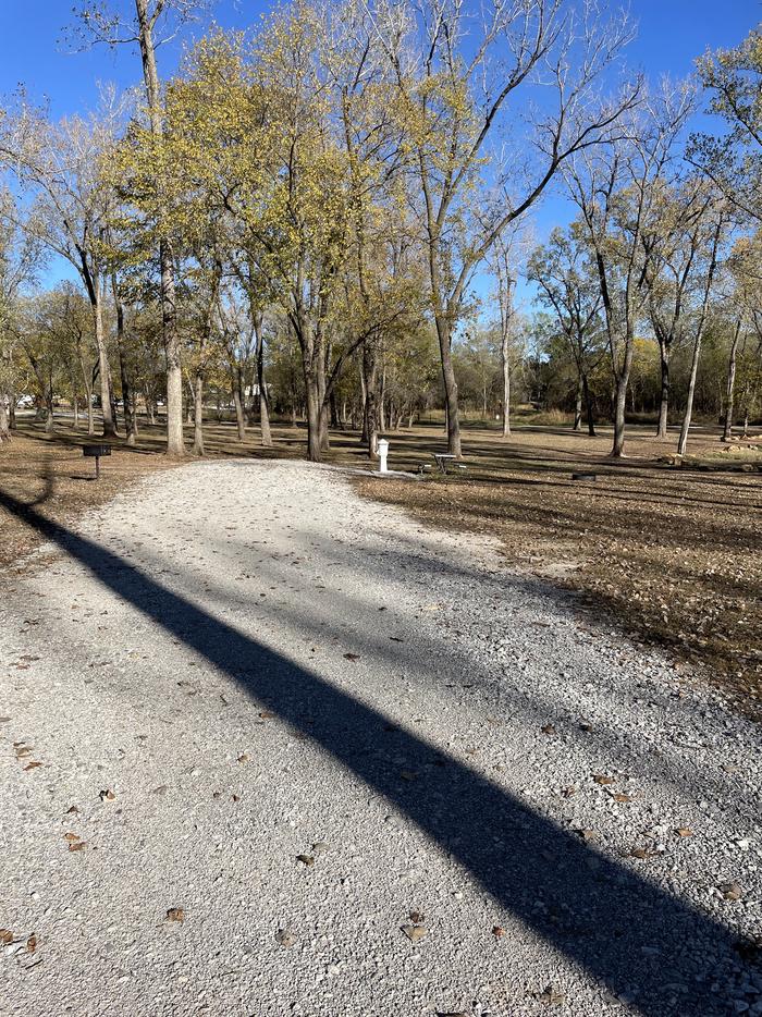 A photo of Site 28 of Loop Appalachia Bay at Appalachia Bay Recreation Area with Boat Ramp, Picnic Table, Electricity Hookup, Fire Pit, Shade, Water Hookup