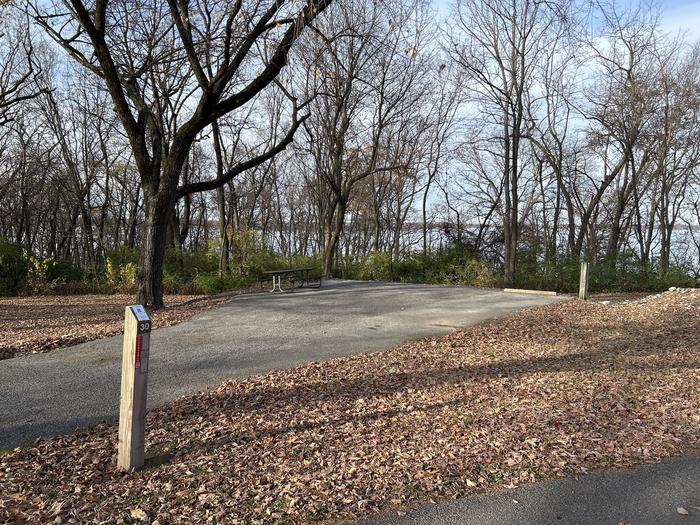 A photo of Site 30 of Loop NORTH LOOP at Dam East - McNair Campground
