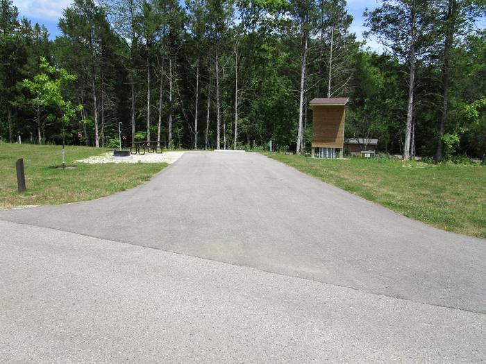 A photo of Site CL15 of Creek Loop at RED BLUFF CAMPGROUND with Fire Pit, Lantern Pole