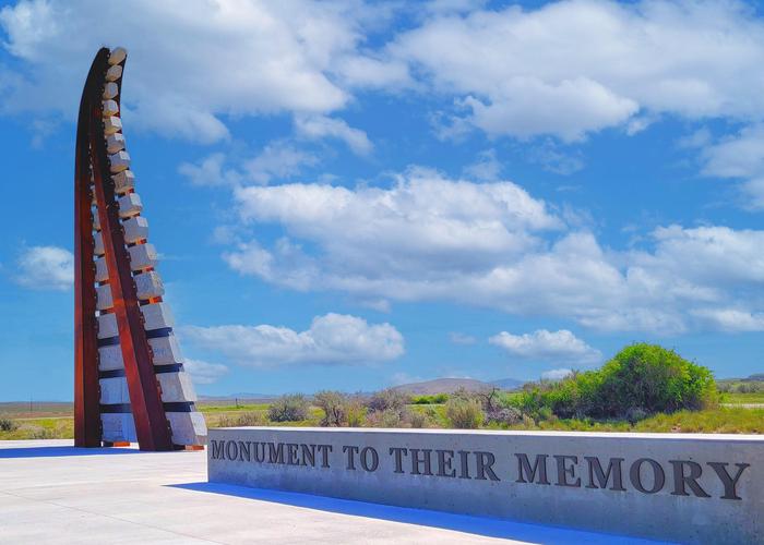 Monument to Their Memory Art InstallationStunning sculpture honoring the backbreaking efforts of the workers from around the world who built the Transcontinental Railroad.