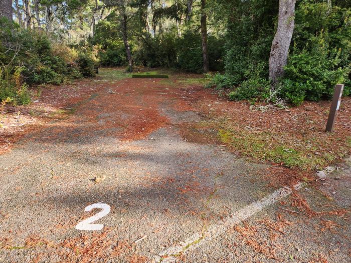 Waxmyrtle Campground parking 2