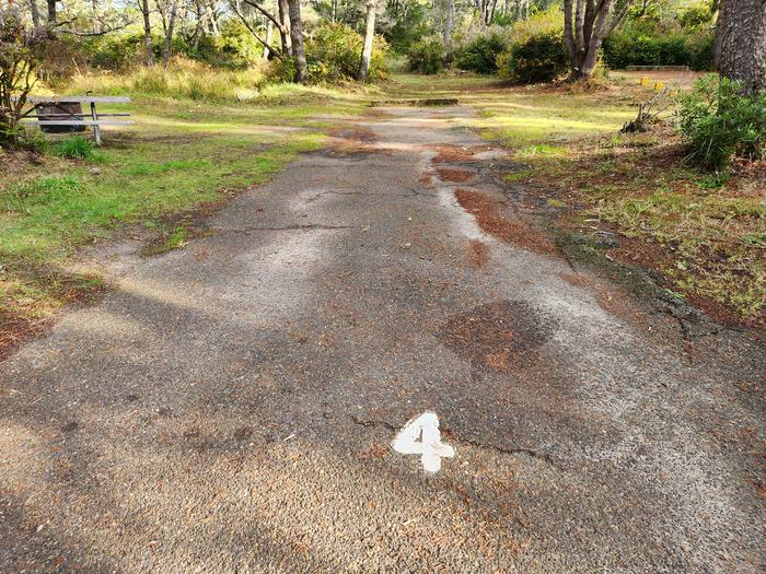 Waxmyrtle Campground parking 4