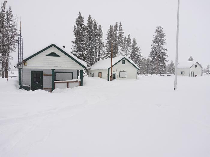 Cape Horn Winter Rental 8Cape Horn Guard Cabin and Barn in Winter