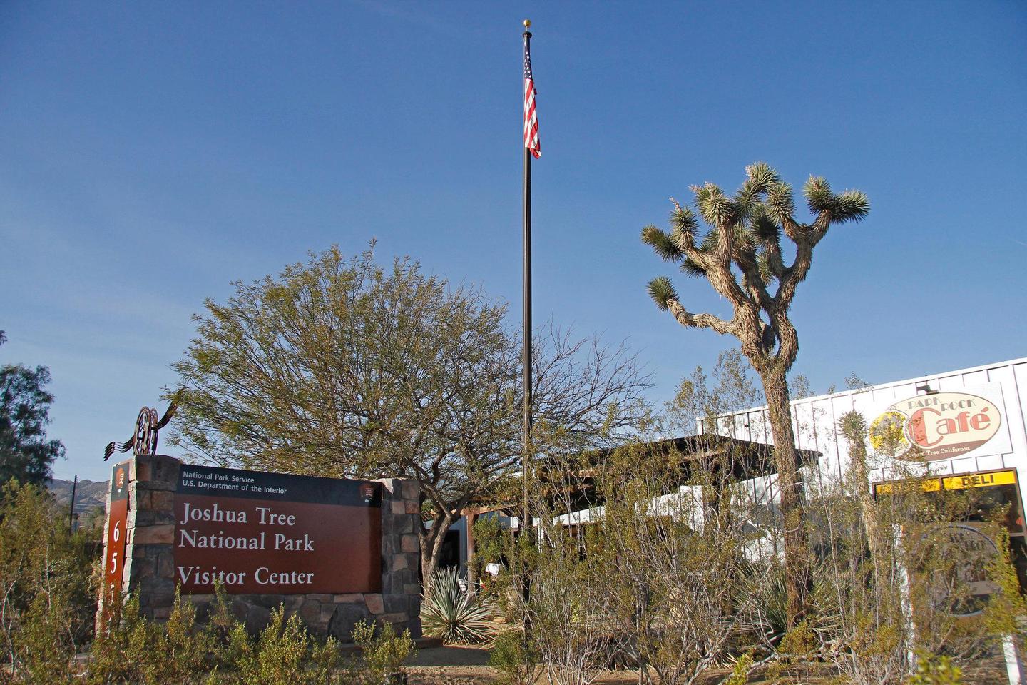 Joshua Tree Visitor CenterThe visitor center in the town of Joshua Tree is about 5 miles from the park's West Entrance and is owned and operated by our park partners, the Joshua Tree National Park Association.