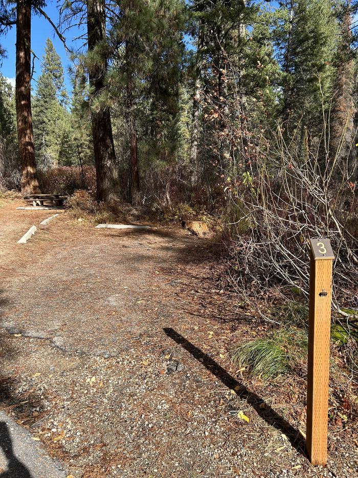 Paved driveway/parking spotParking for Site 3