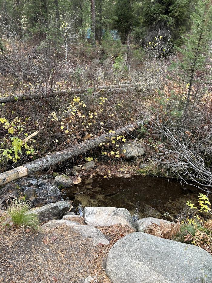 View of creekSite 14 creek access