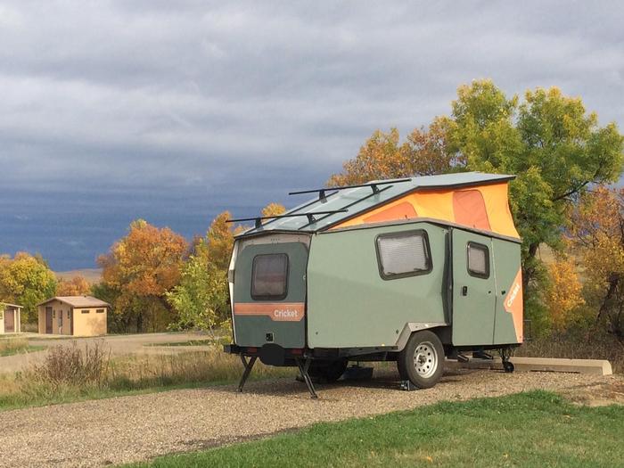 CamperCamper Enjoying a peaceful summer evening at Buffalo Gap Campground. 