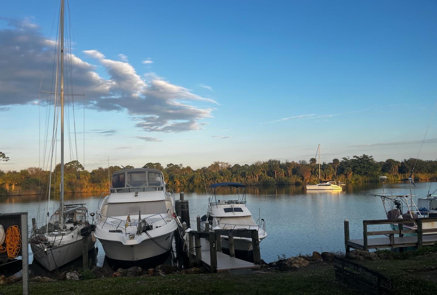 Saint Lucie Boat Slips 1, 2, and 3 Boat Slips 1, 2, and 3 (Consider the size of your boat)