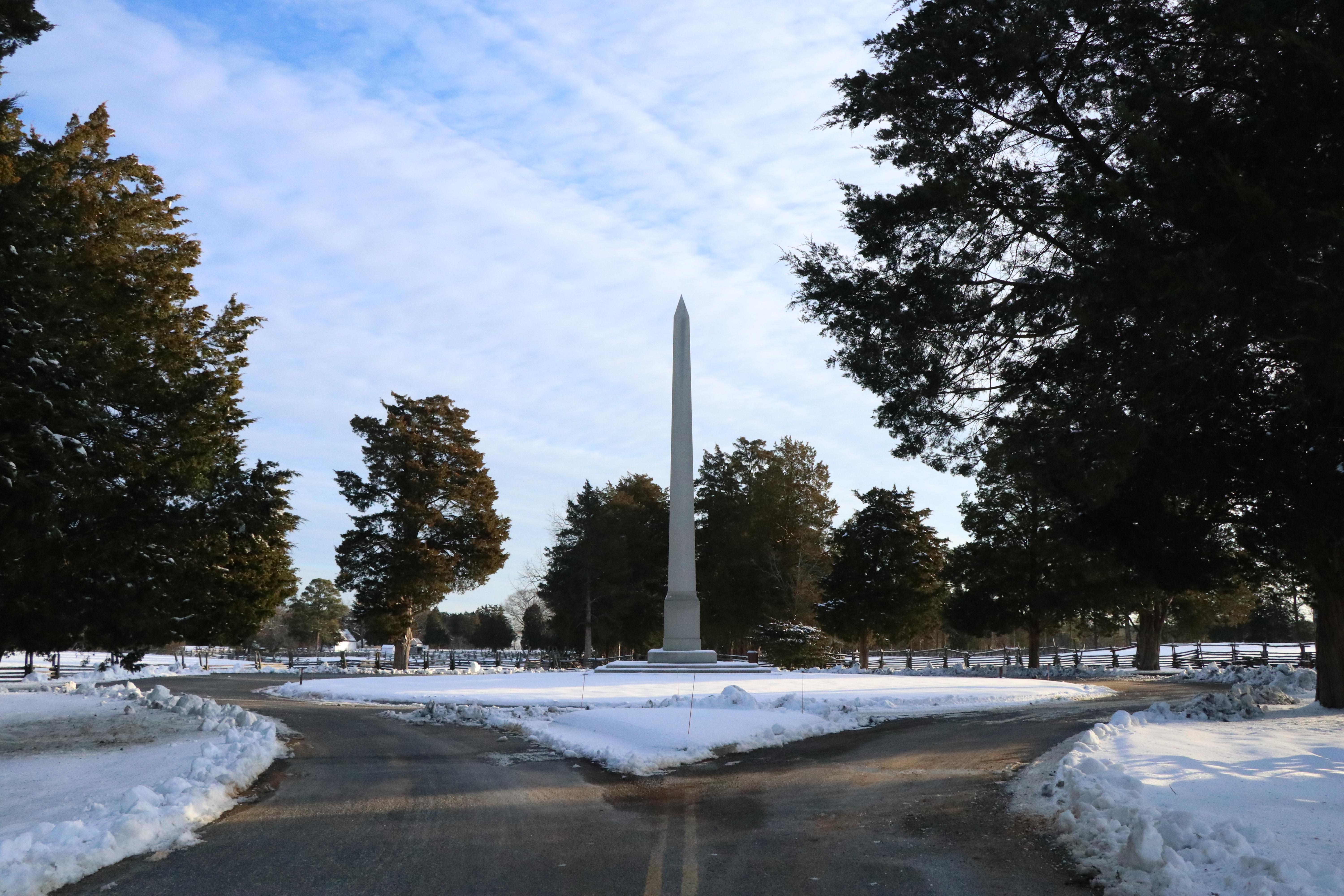 George Washington Birthplace National Monument in Winter