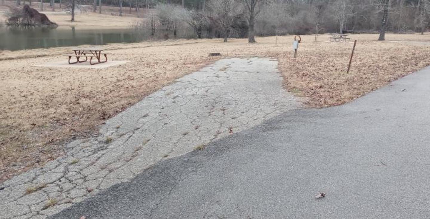 A photo of Site 36 of Loop LOOC at SAN AUGUSTINE with Picnic Table, Electricity Hookup, Water Hookup, Waterfront