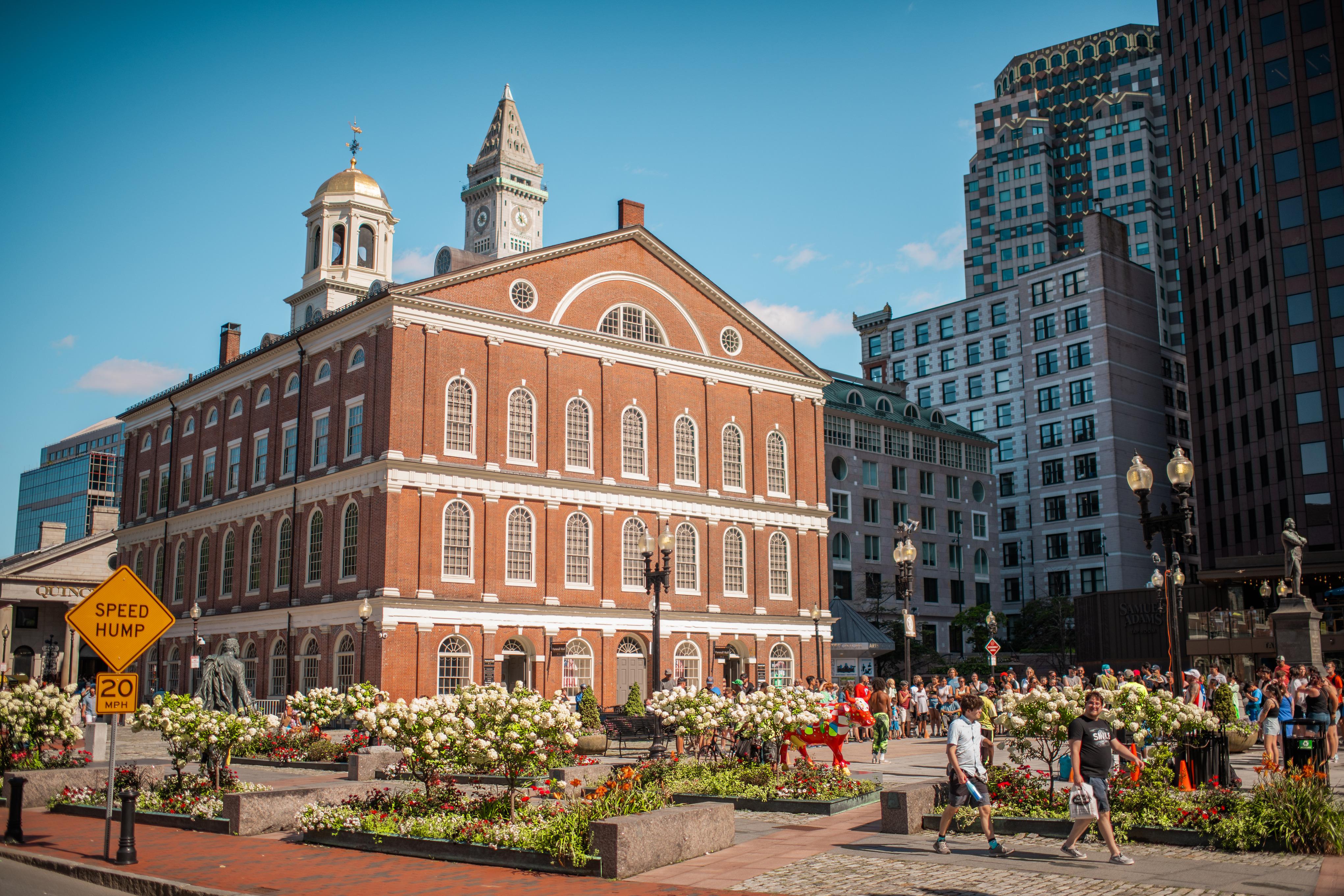 Faneuil Hall in Spring
