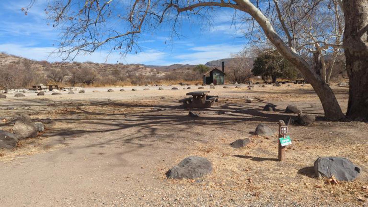 A photo of Site 15 of Loop Clear Creek at Clear Creek Campground (AZ)