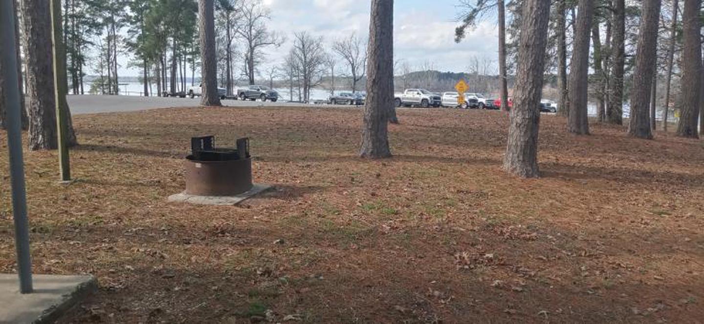 A photo of Site 49 of Loop LOOB at SAN AUGUSTINE with Fire Pit, Shade