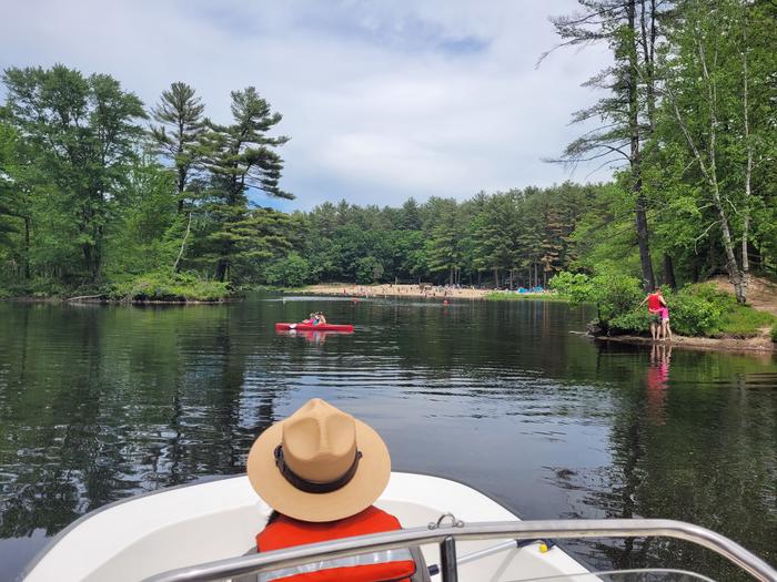 Ranger patrol boatPark Rangers patrol the lake and conduct vessel safety checks