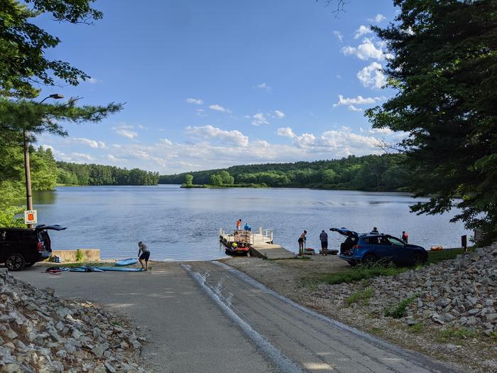 Buffumville Lake boat launchVisitors can use a variety of boats on the lake. Life jackets are required.