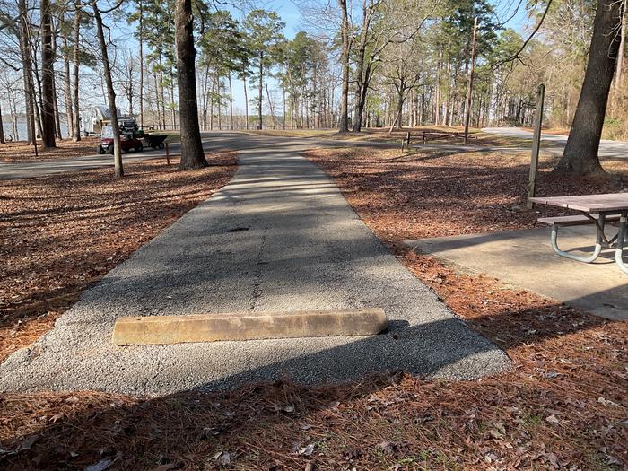 A photo of Site 79 of Loop LOOF at SAN AUGUSTINE with Picnic Table, Shade, Lantern Pole