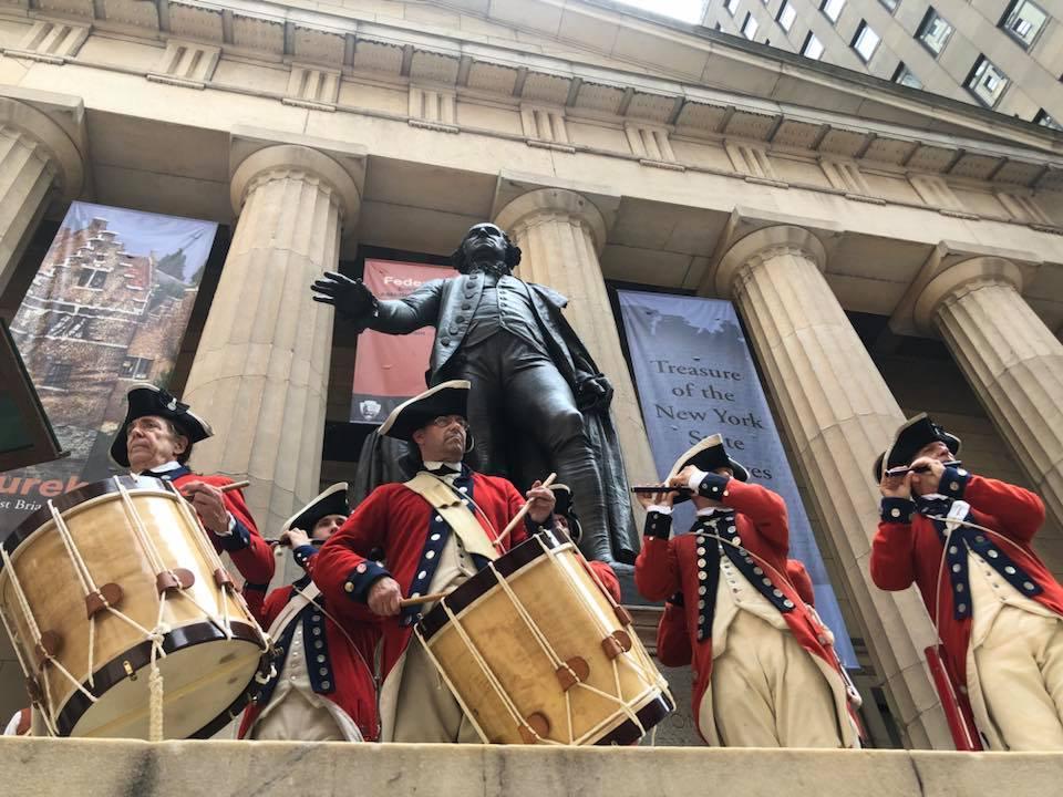 Reenactment at Federal Hall