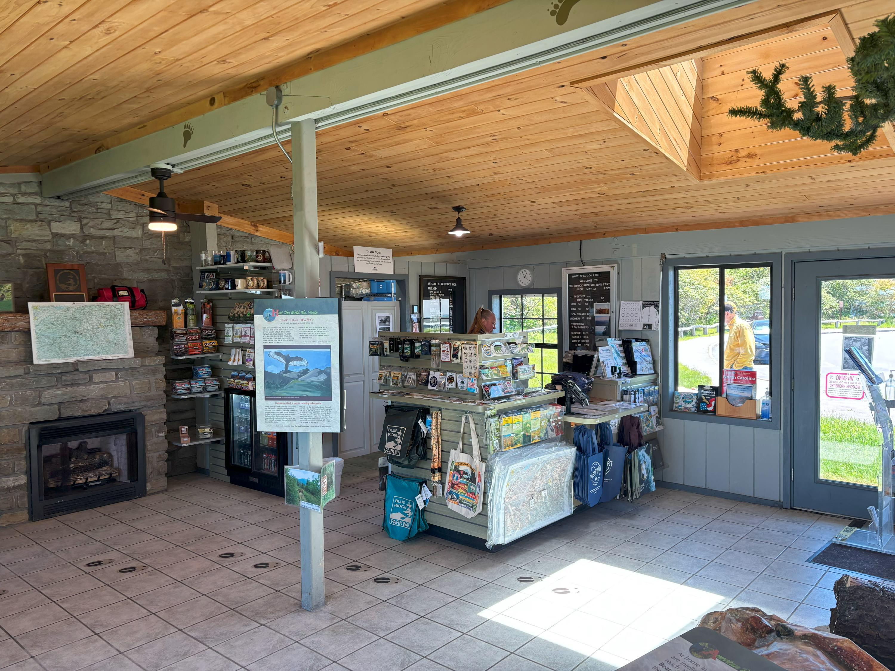 Waterrock Knob Visitor Center Information Desk