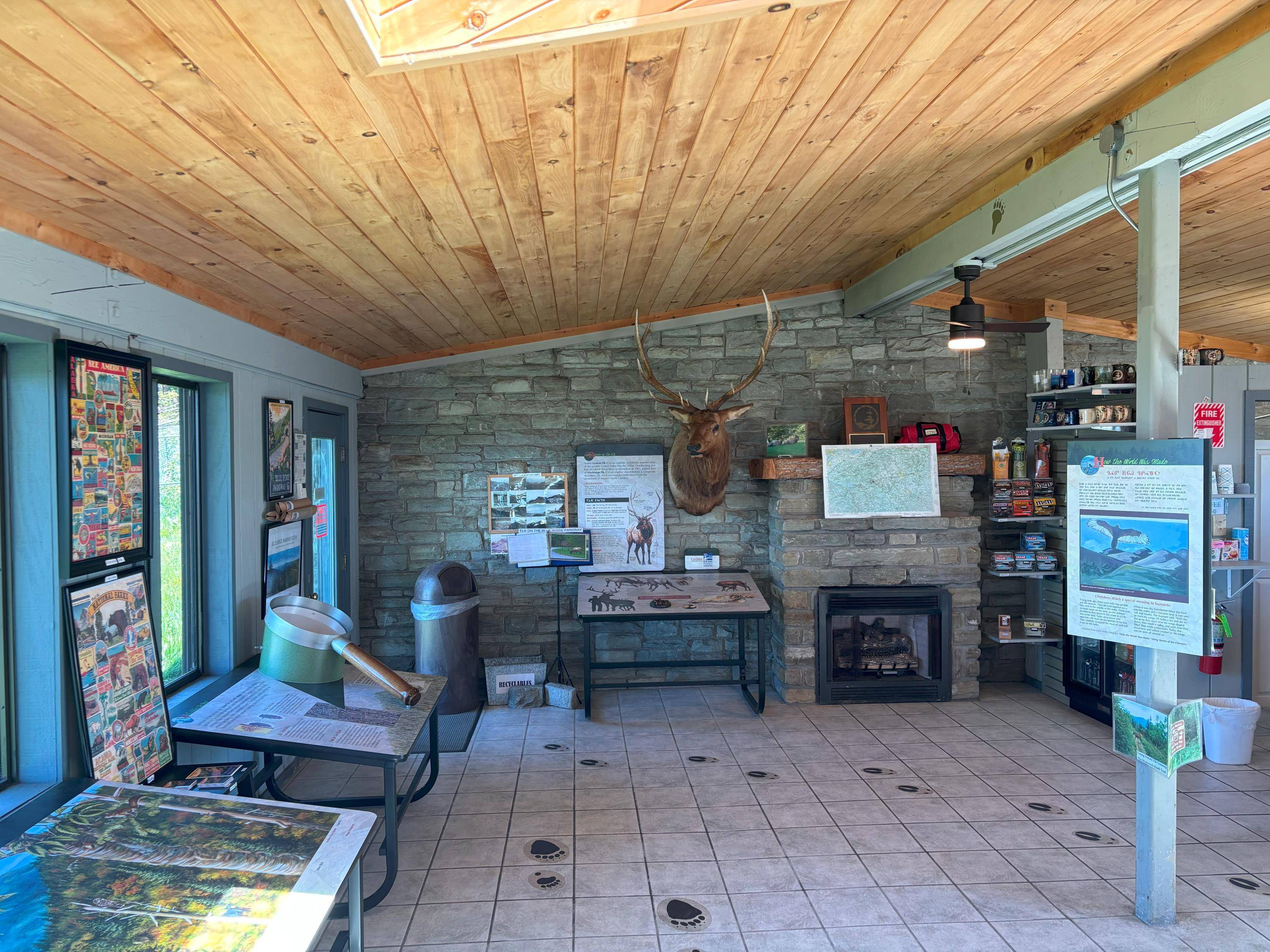 Waterrock Knob Visitor Center Exhibits