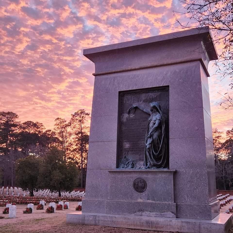 New York Monument Sunset