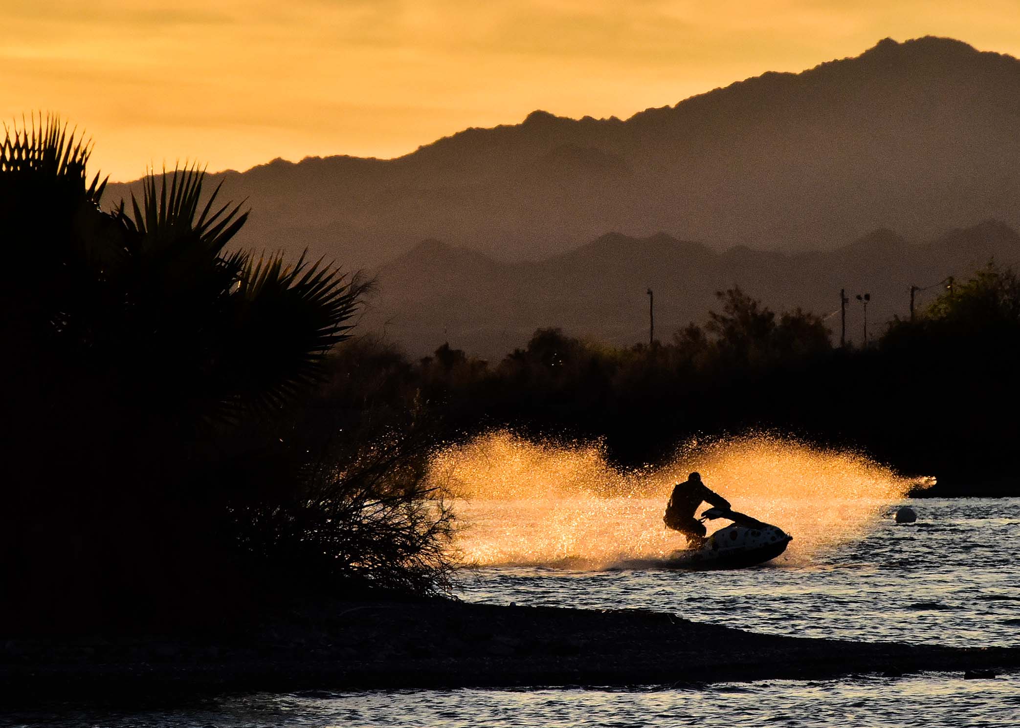 Jet ski on Lake Havasu