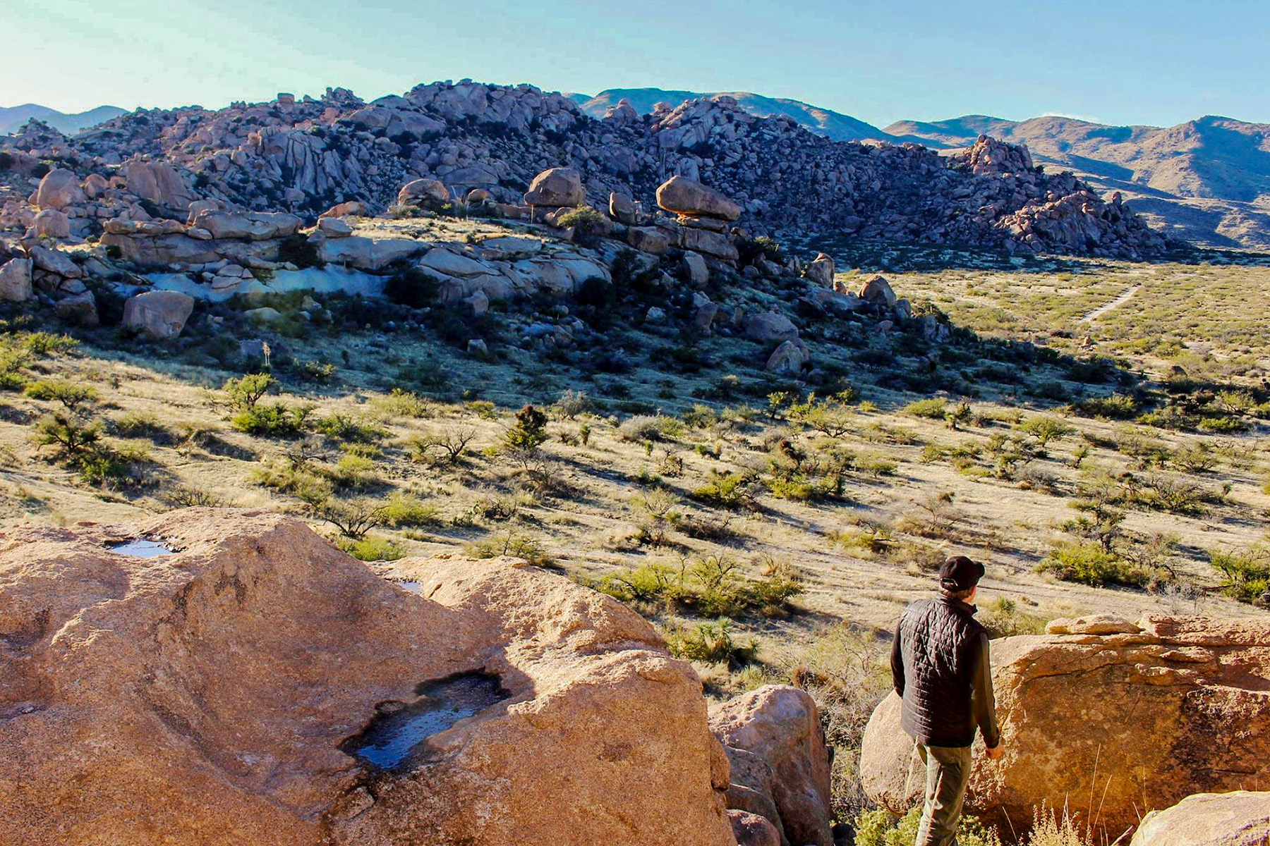 View from Indian Bread Rocks