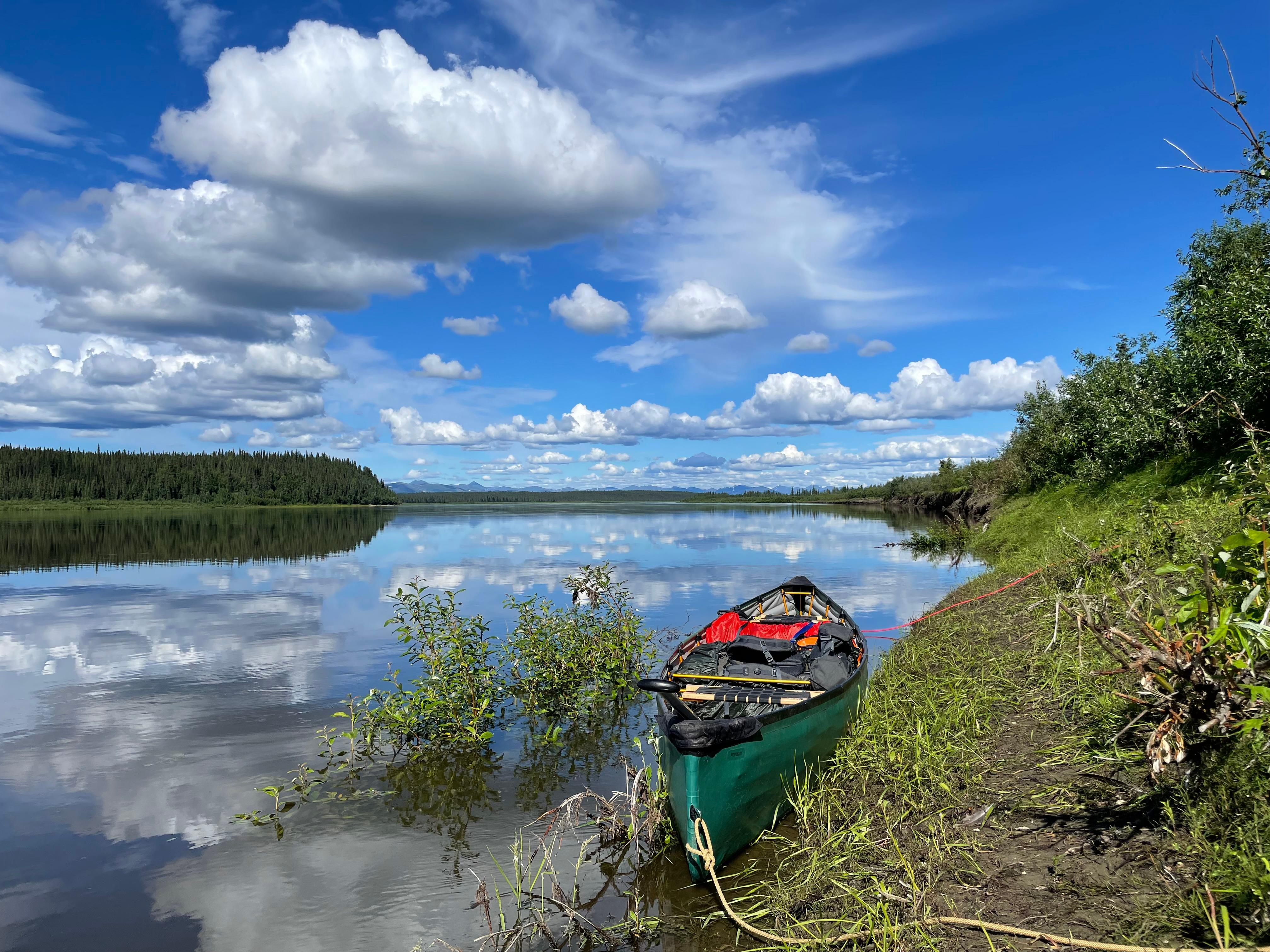 Canoe on the Kobuk River