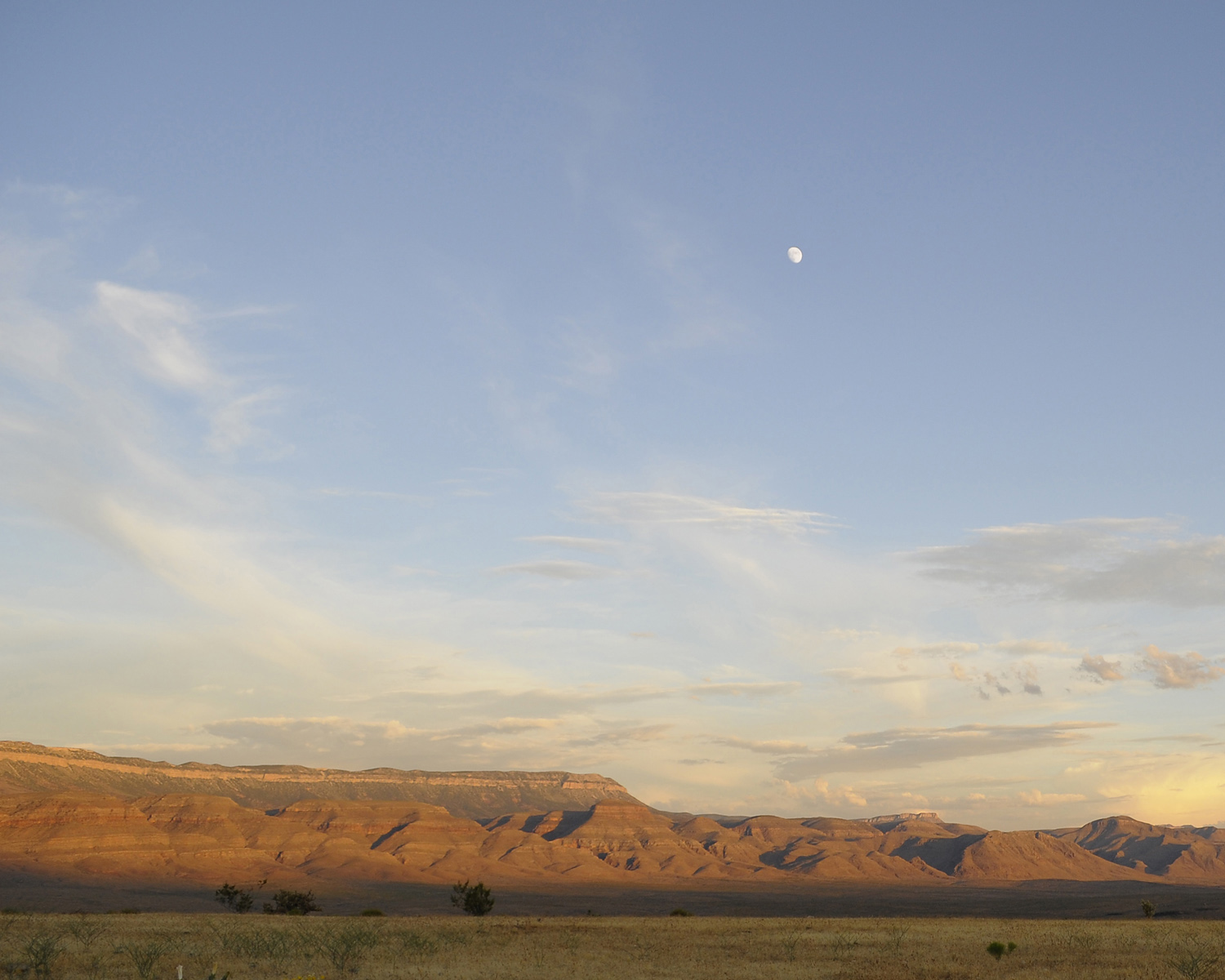 Grand Wash Cliffs sunset