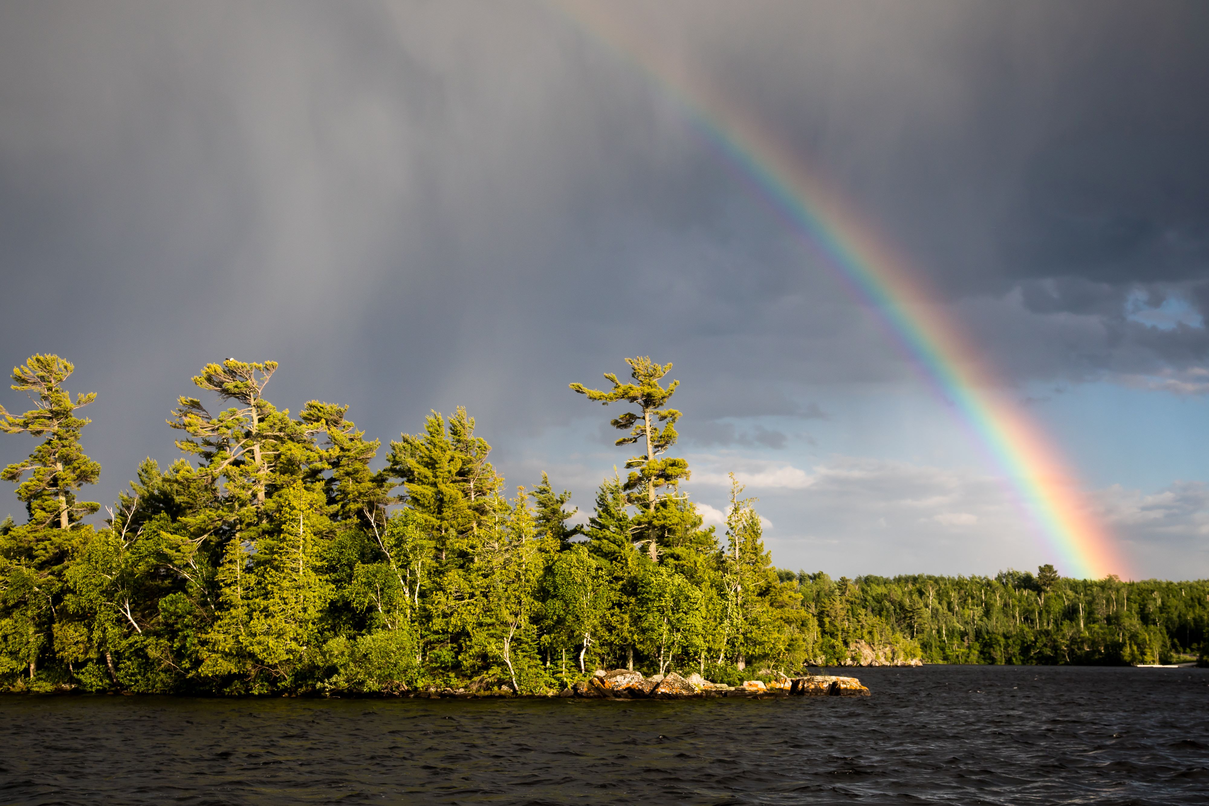 Rainbow over Lake Vermilion