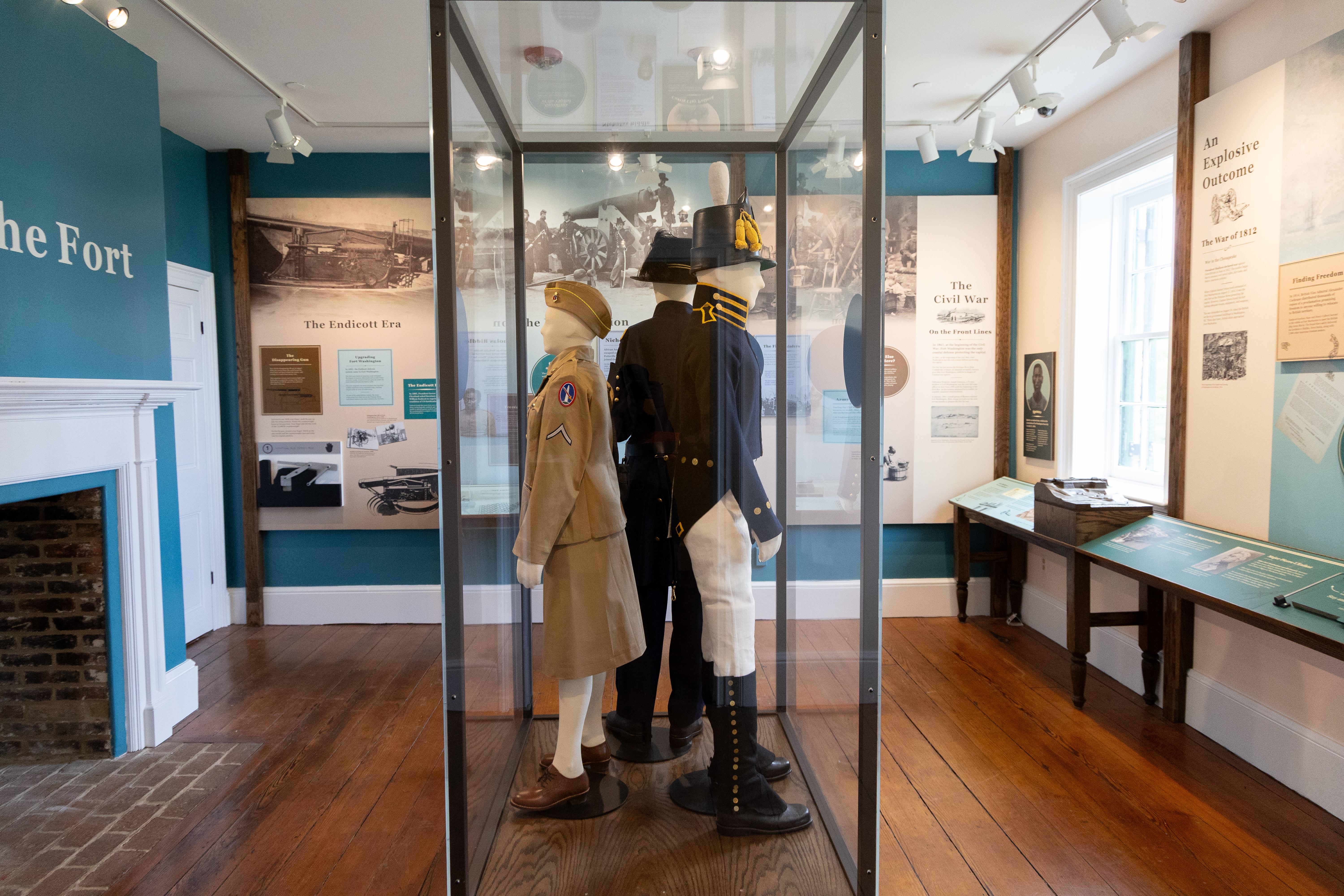 Exhibits in the Visitor Center