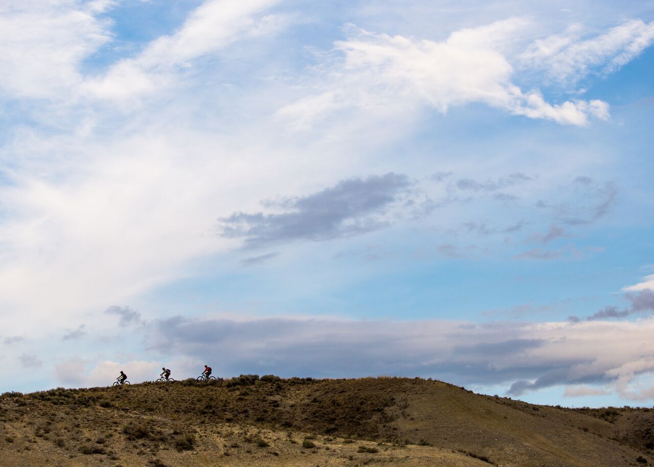 Mountain Bikers in the Boise Foothills