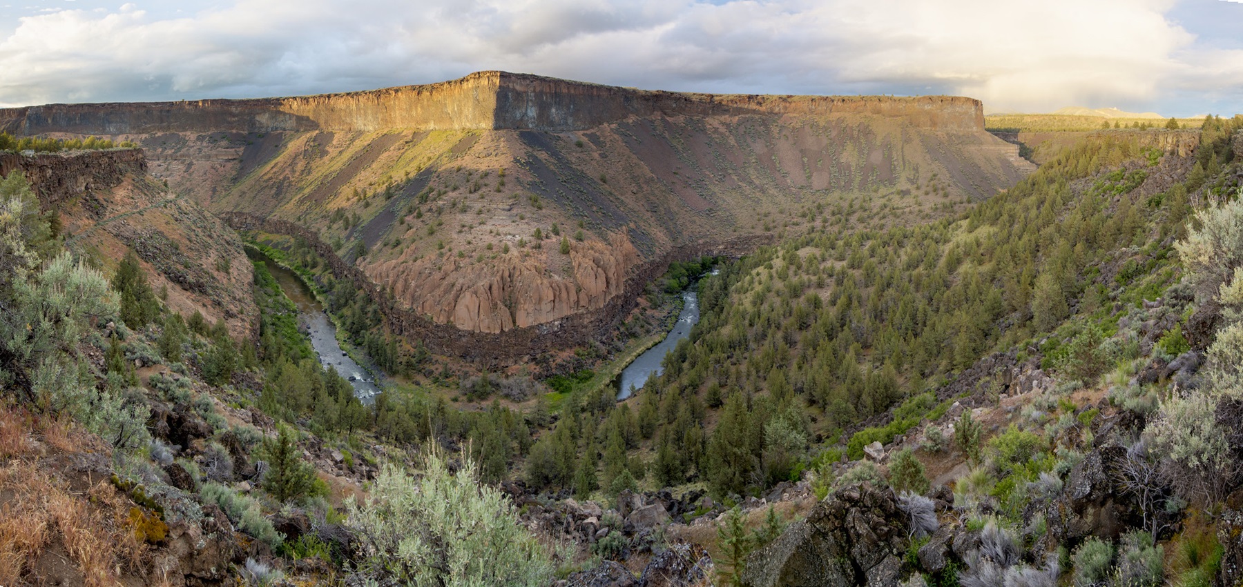 Chimney Rock and the Crooked River
