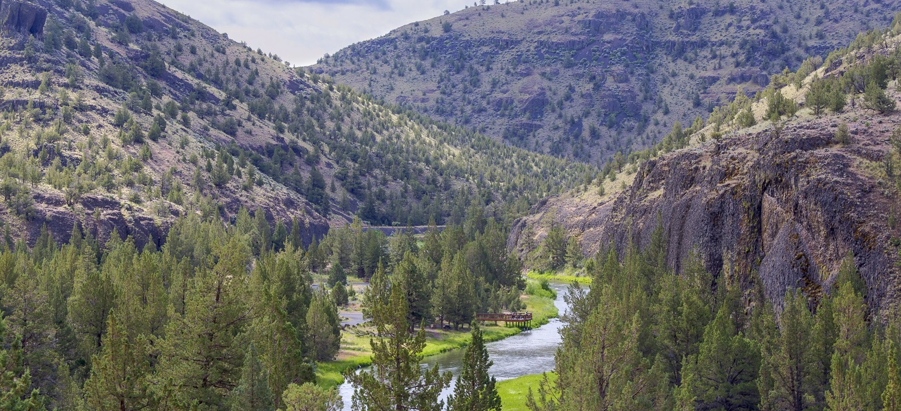 Chimney Rock segment of the Crooked Wild and Scenic River