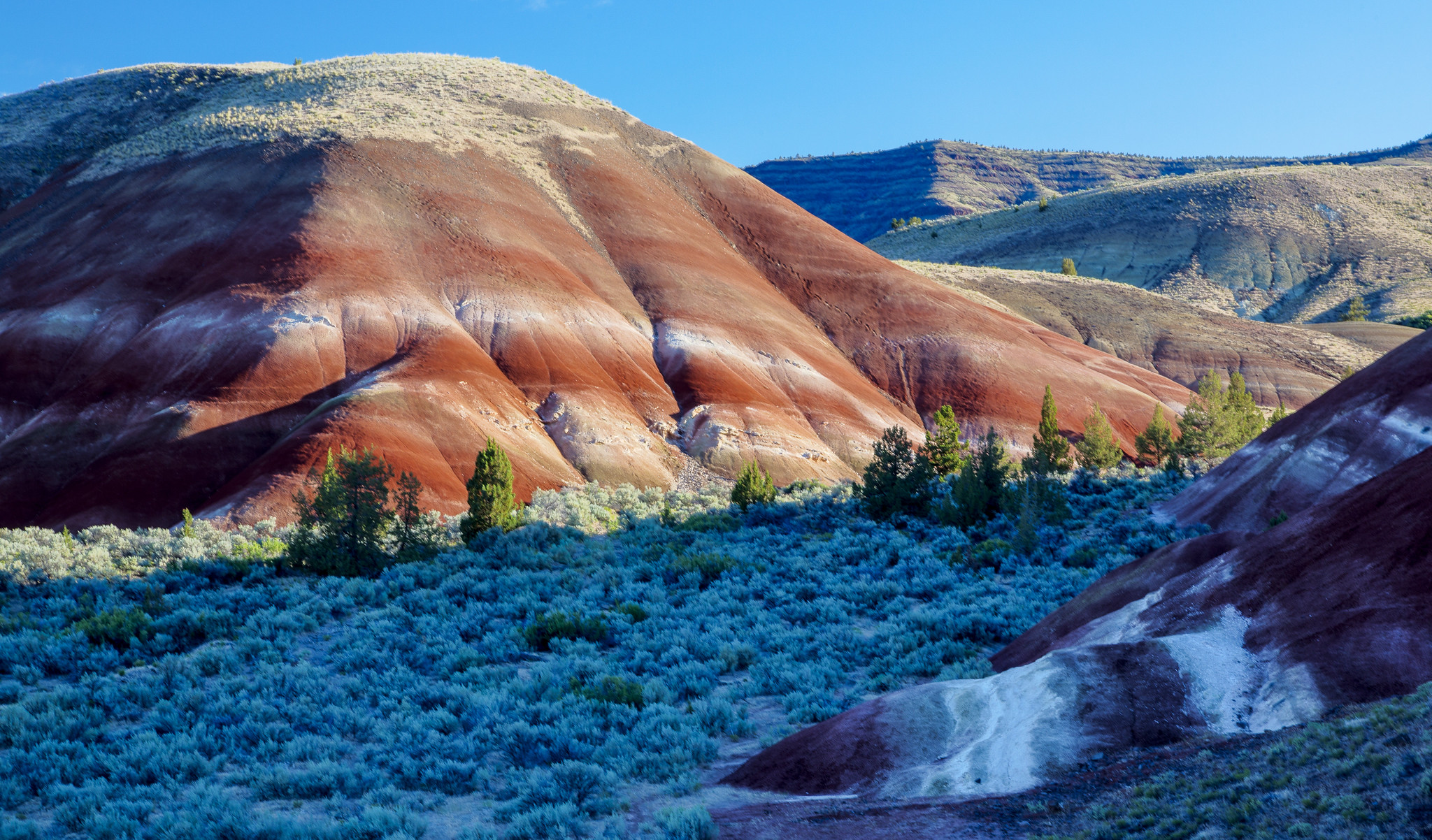 Painted Hills of the Sutton Mountain Wilderness Study Area