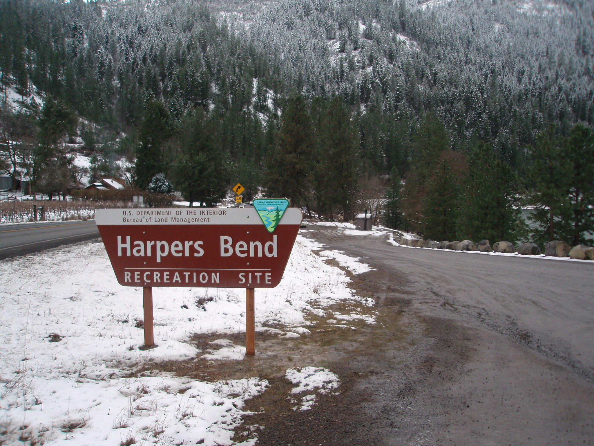 Harpers Bend Sign