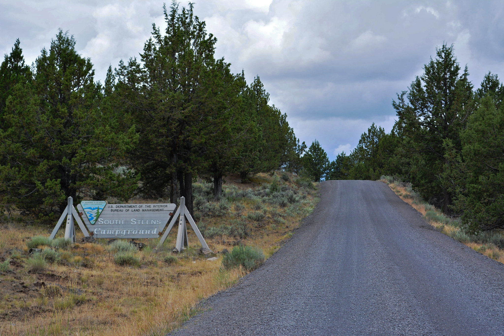 South Steens Campground sign