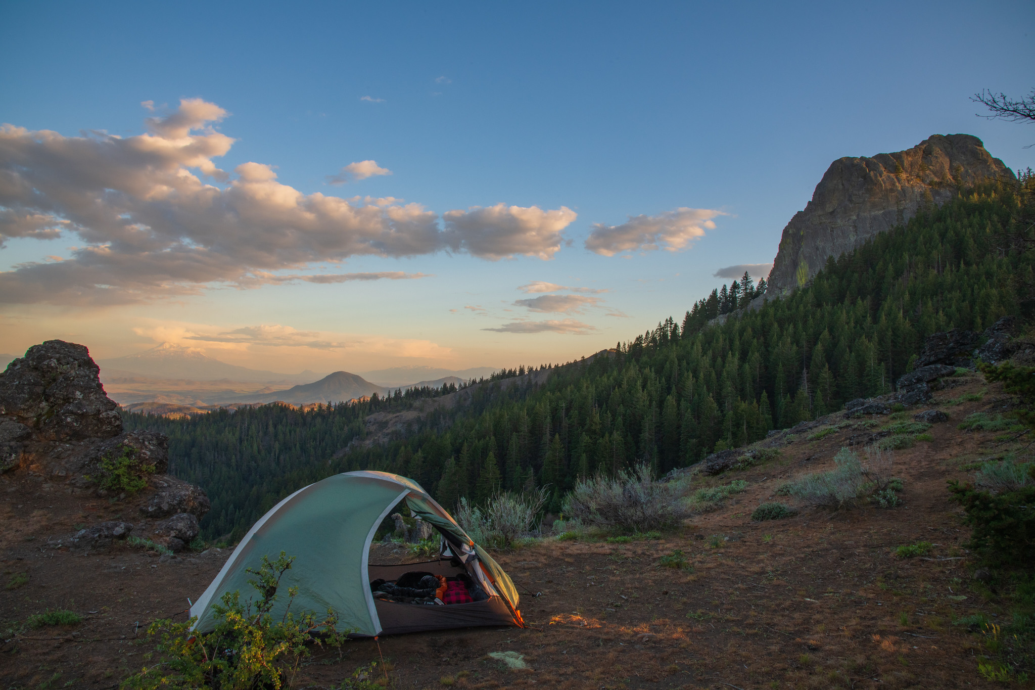 Camping  in the Soda Mountain Wilderness