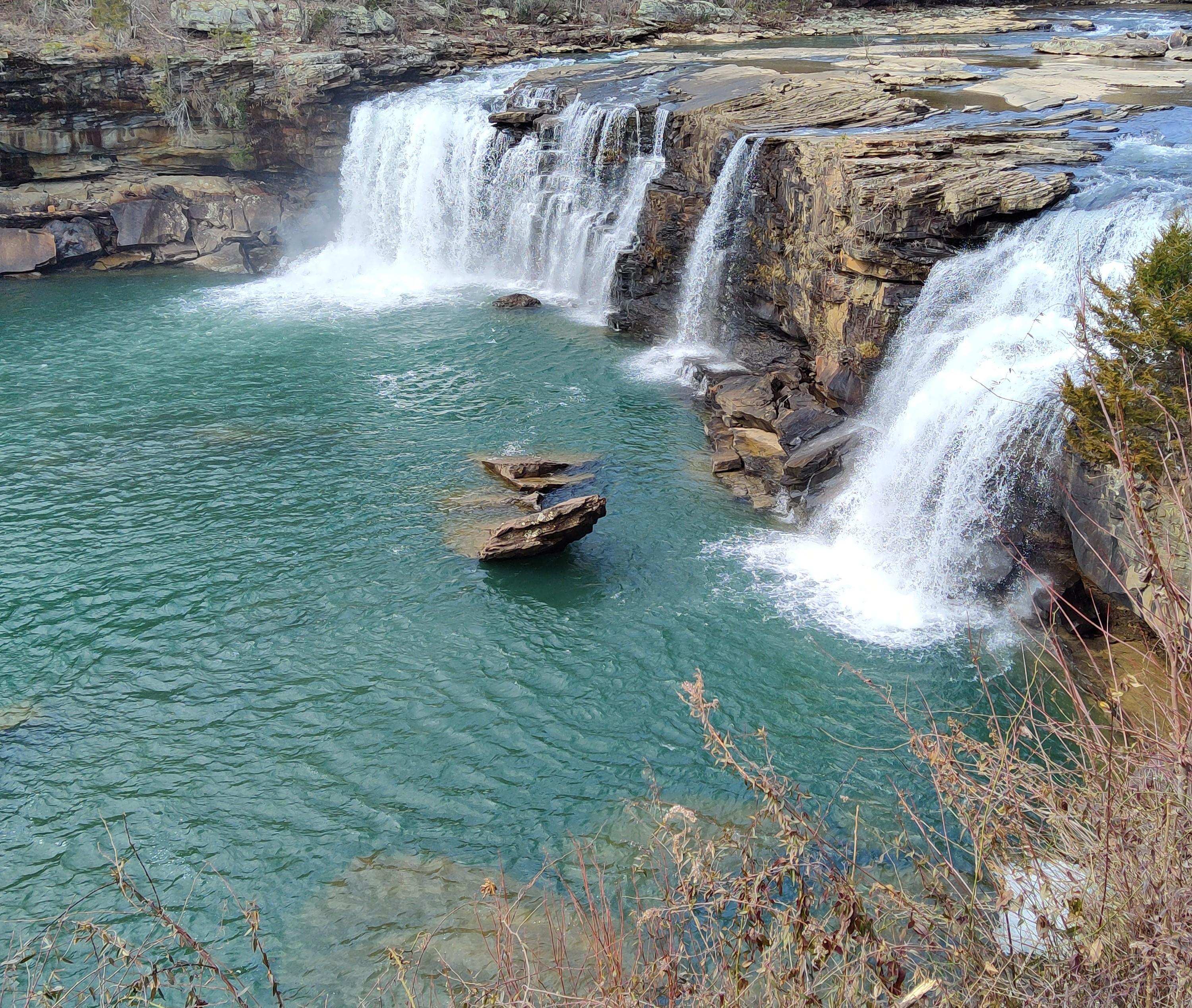 Little River Canyon National Preserve — Little River Falls in Winter