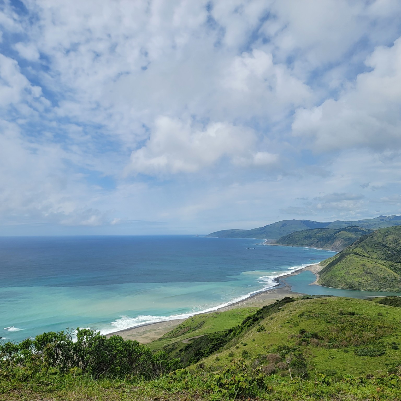 Overlooking Mattole Campground