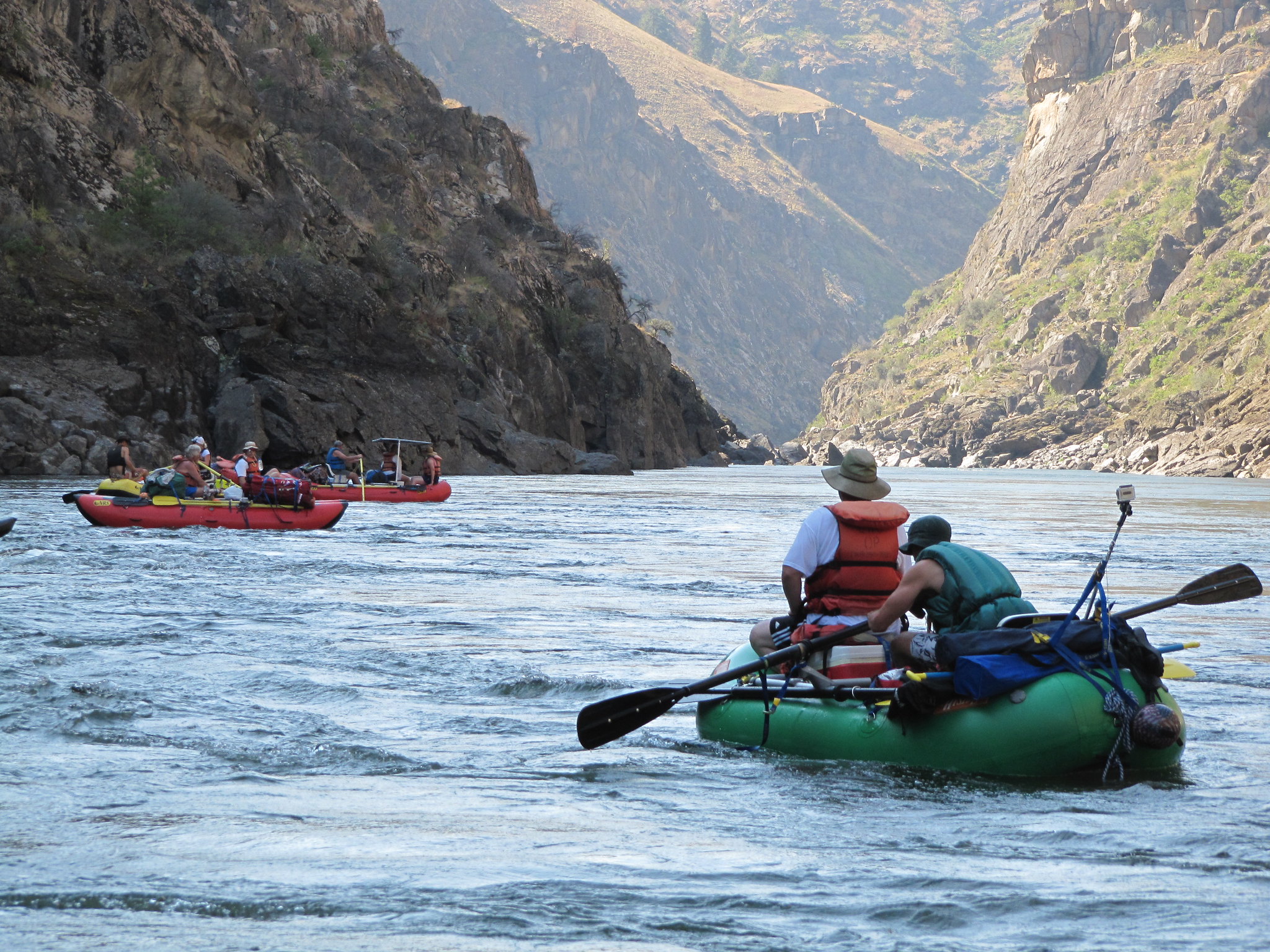 Raft on the Lower Salmon
