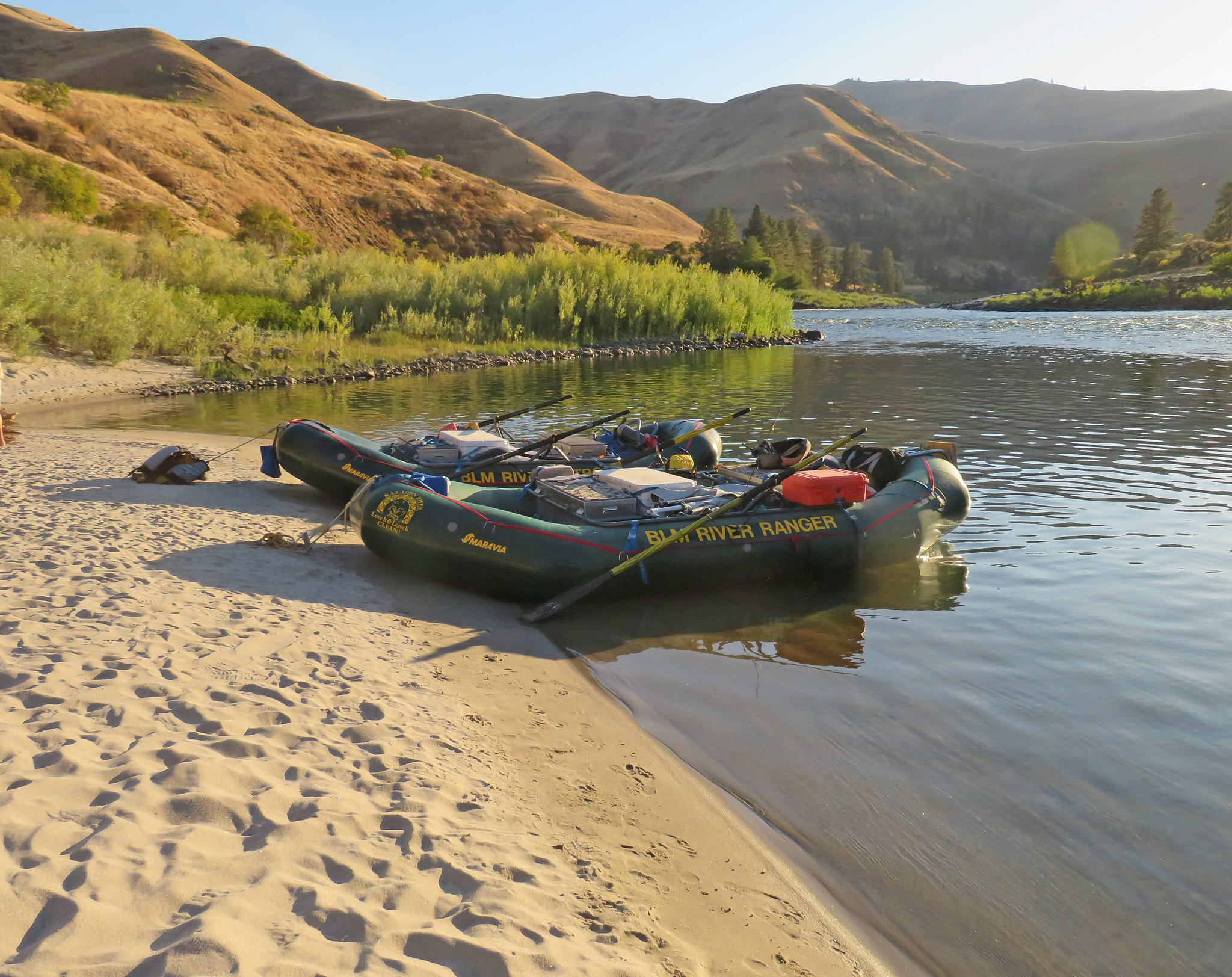 BLM Lower Salmon River Patrol boats