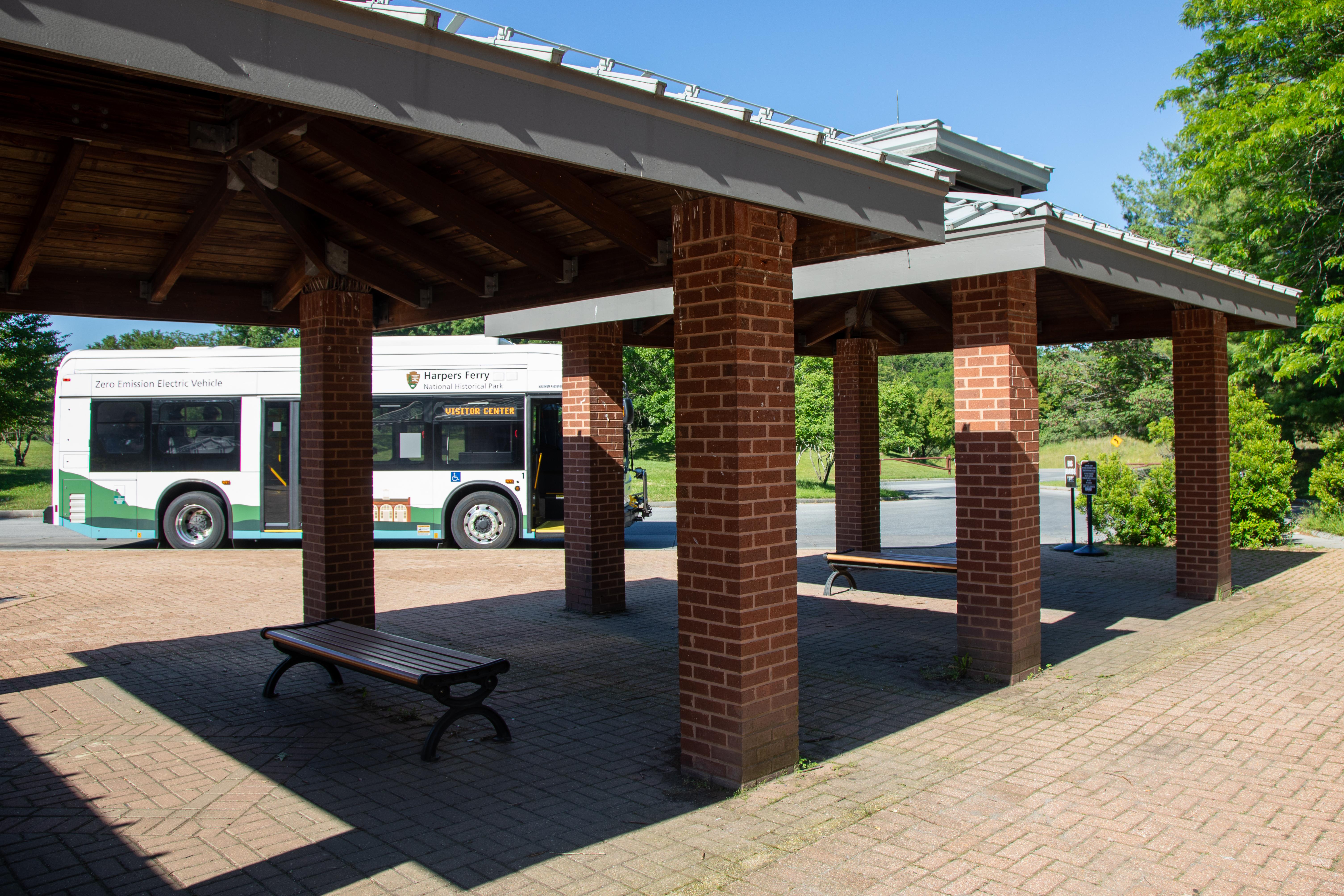Harpers Ferry Visitor Center Bus Stop