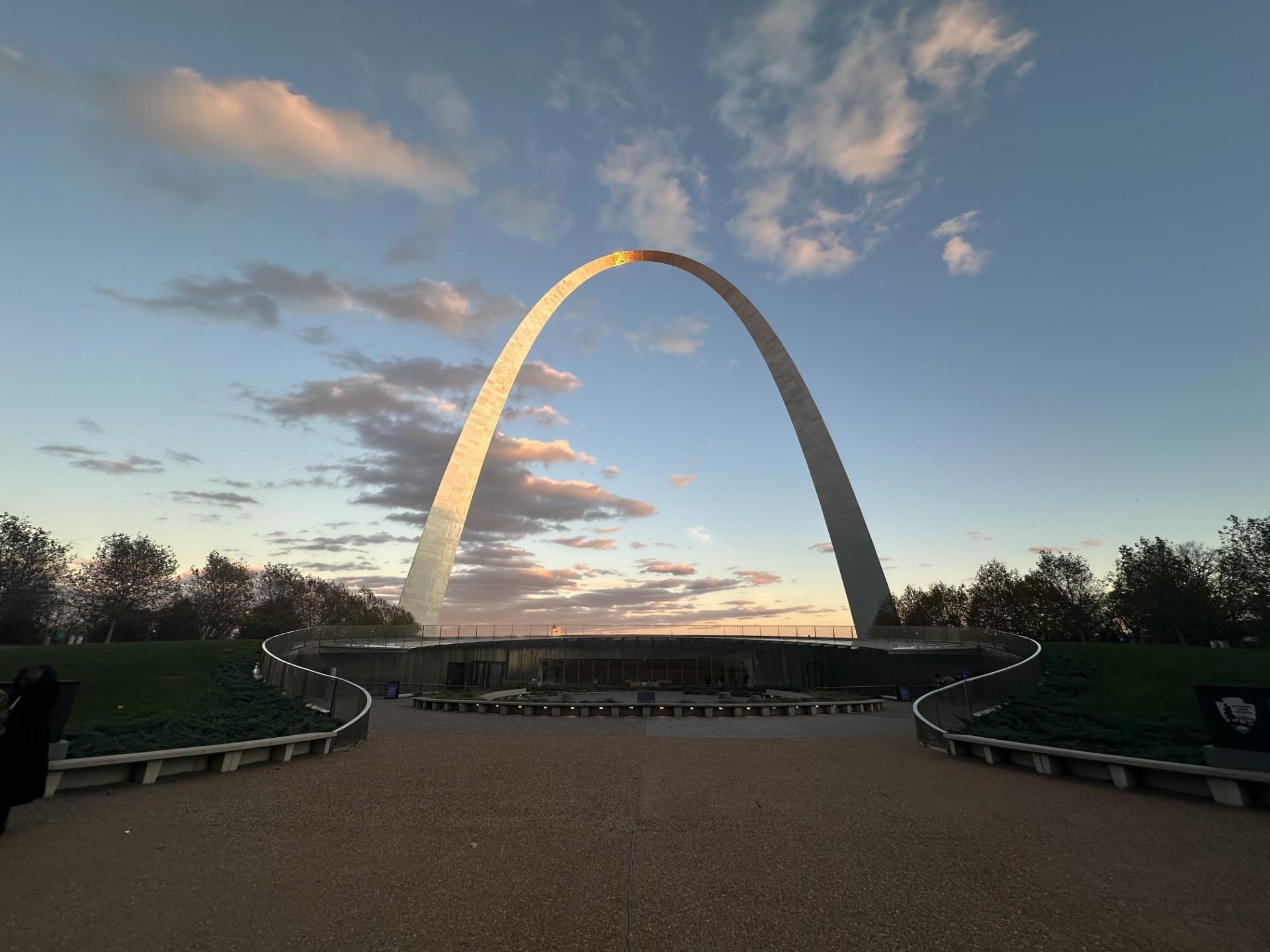 Clouds at the Gateway Arch