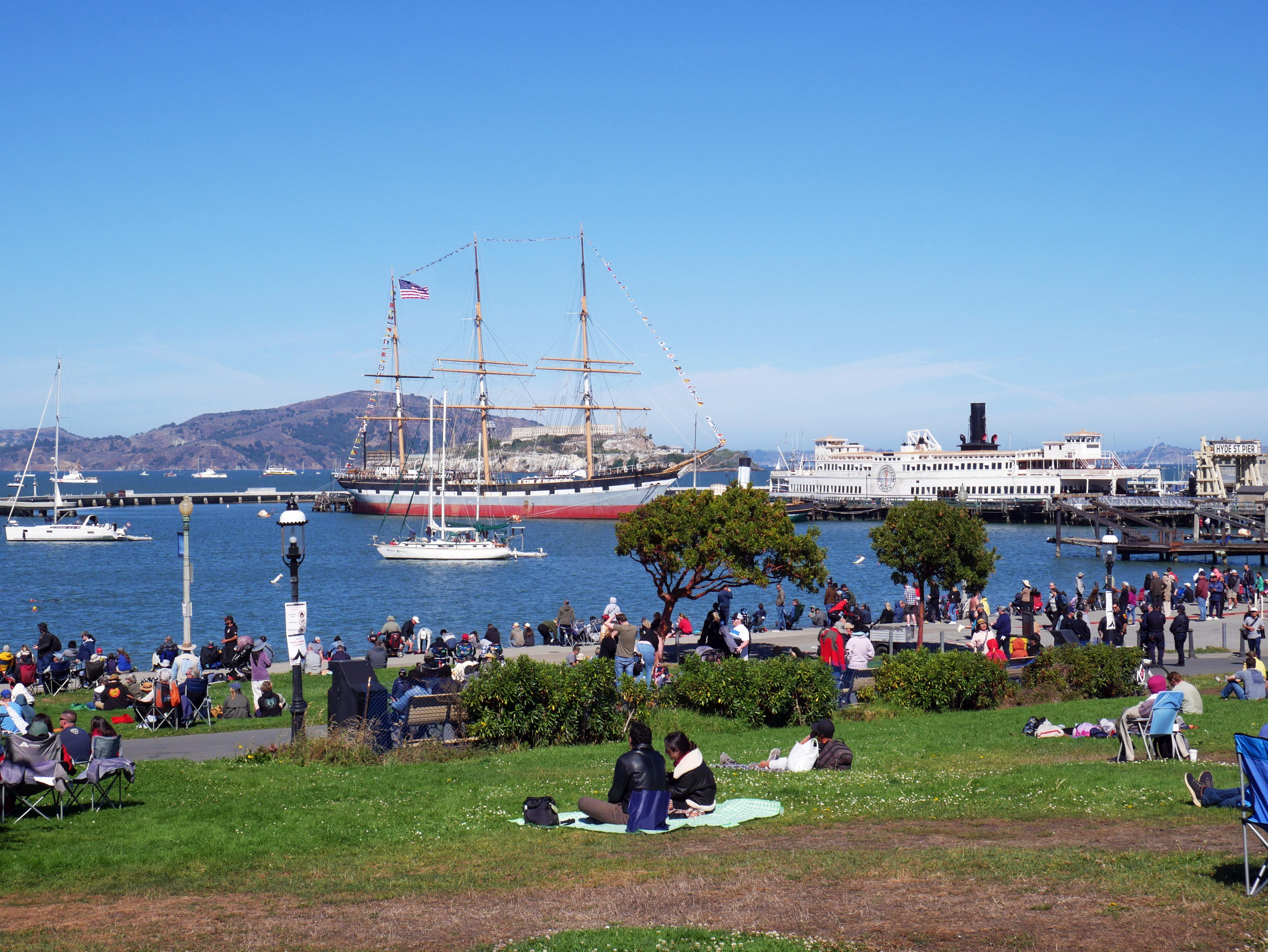 Aquatic Park, with a View of Hyde Street Pier