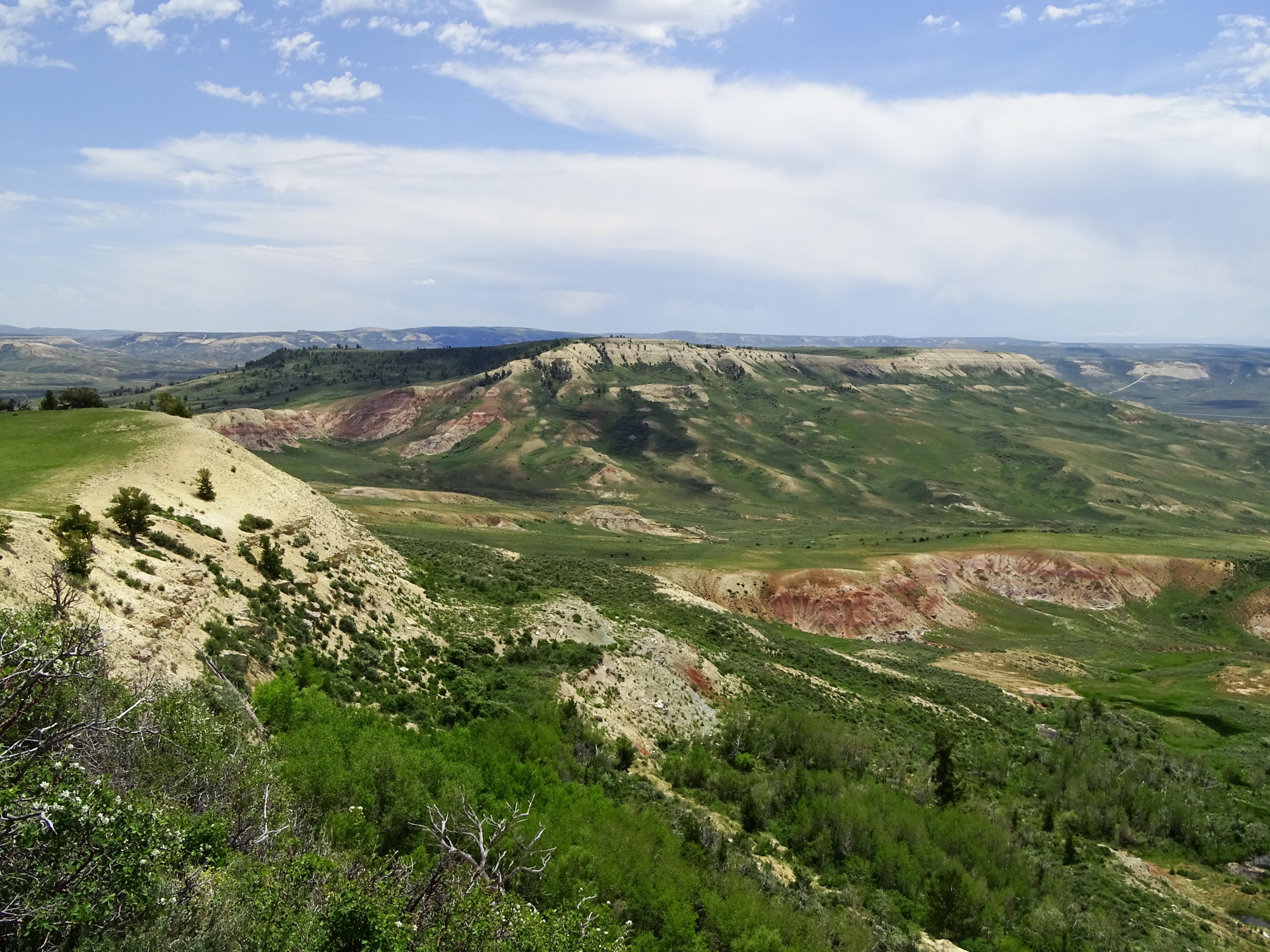 View of Fossil Butte from Cundick Ridge