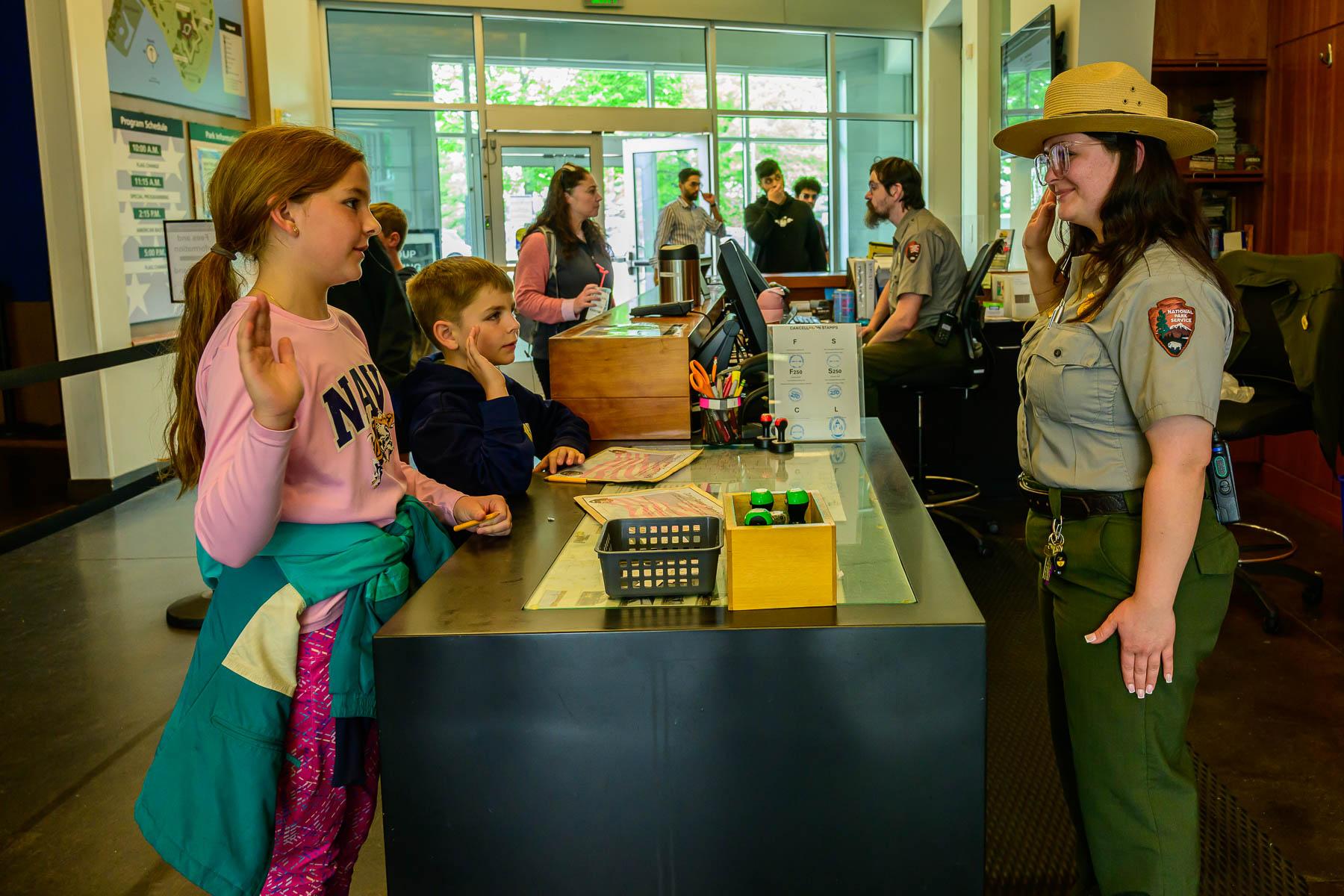 Junior Rangers at FOMC