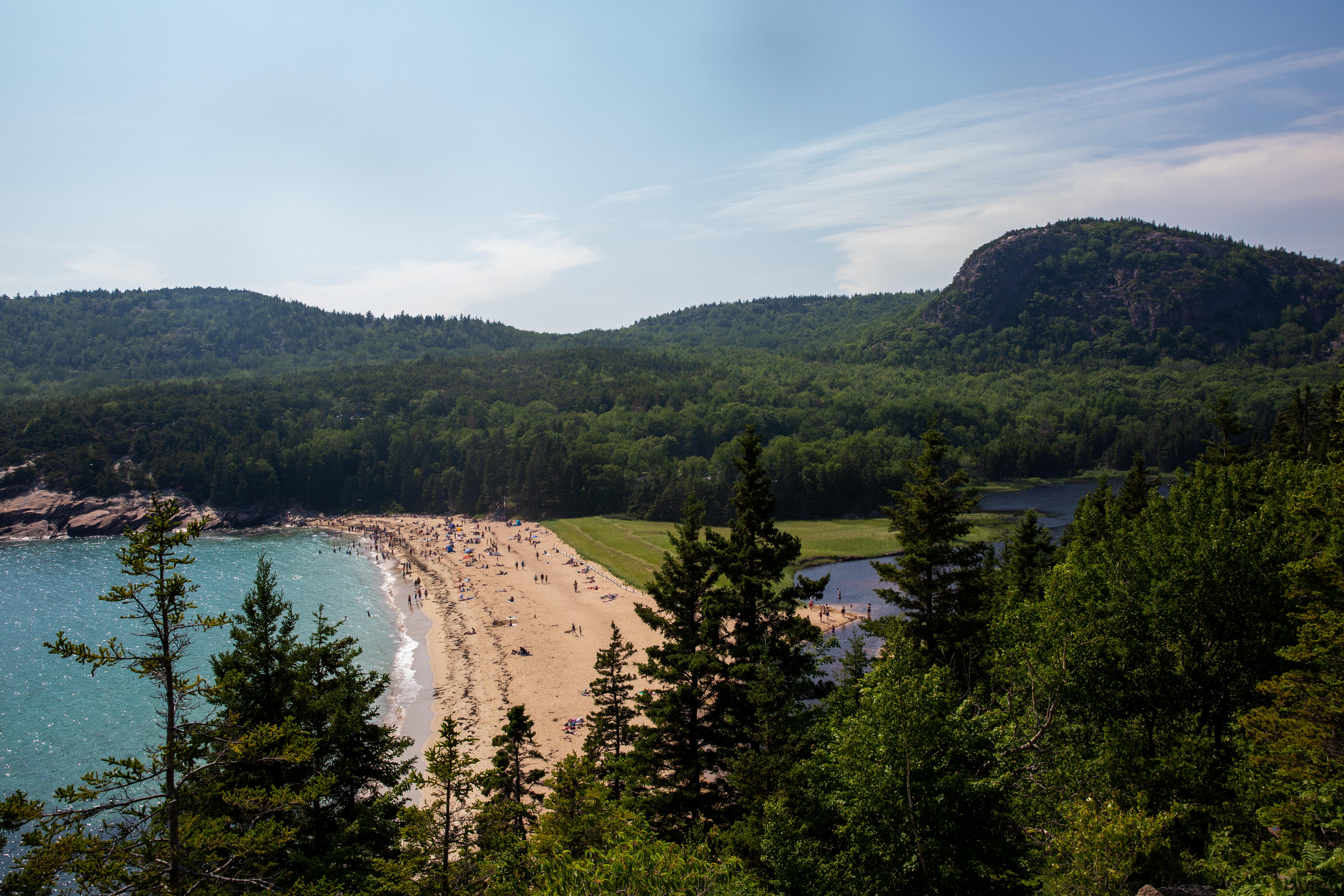 Sand Beach and Beehive from the Great Head Trail