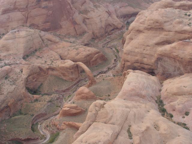 Rainbow Bridge from the Air