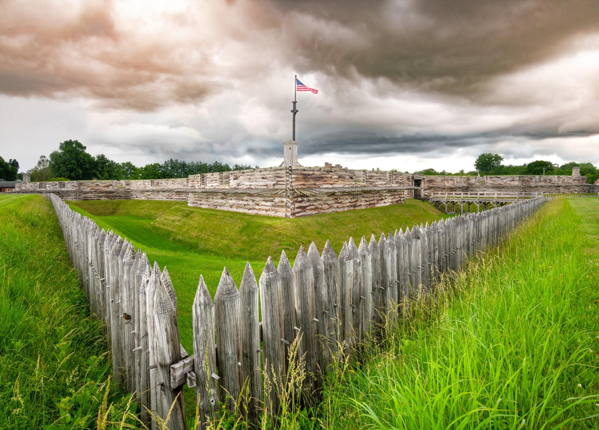 A Cloudy Day at Fort Stanwix